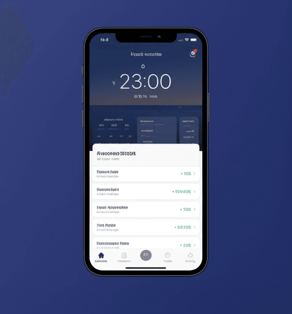 Brand-driven interface design on a fintech mobile screen